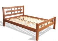 Кровать деревянная Александра ольха
